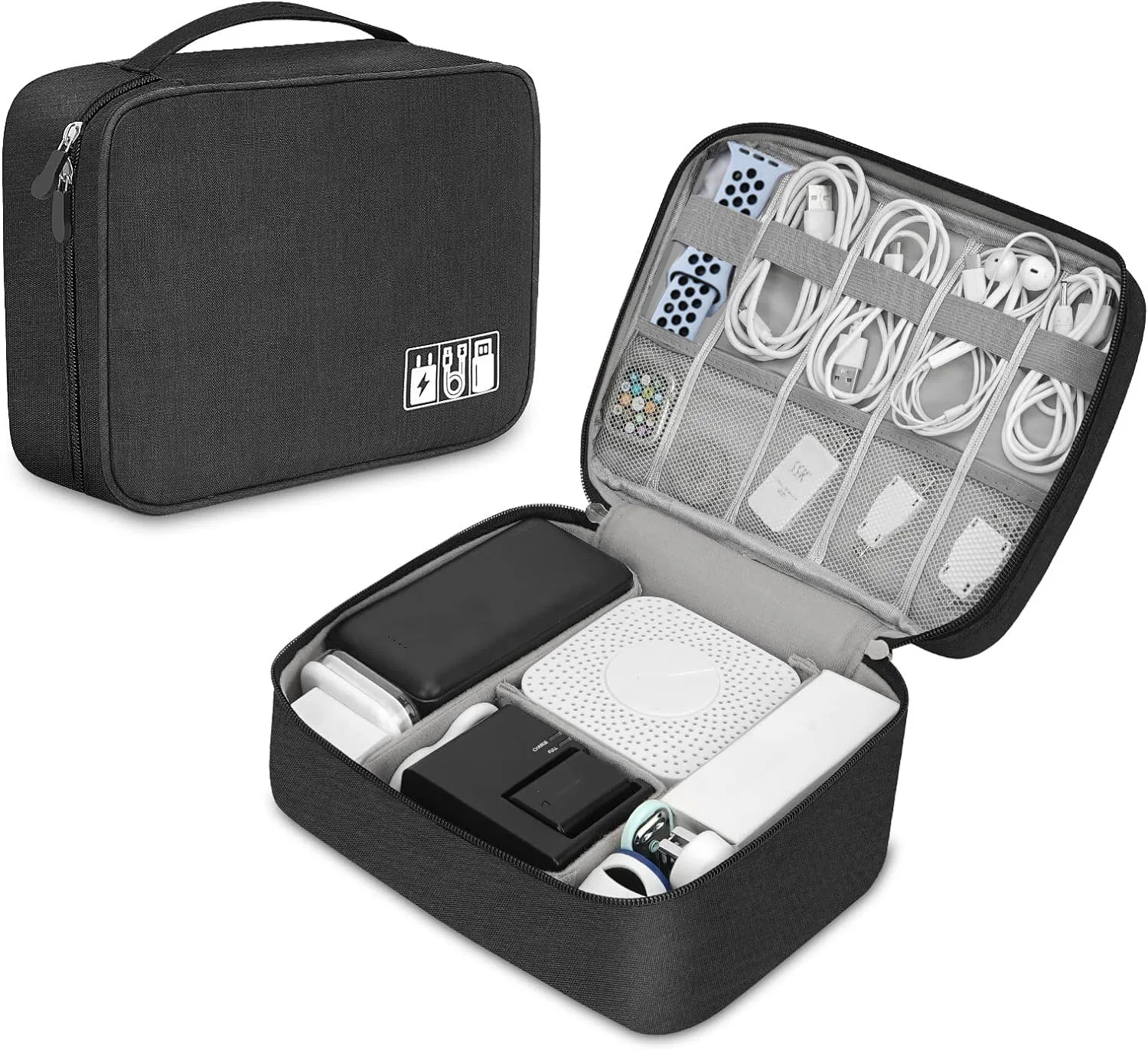 Tech Accessories Organizer Pouch - Custodia organizer tecnologica portatile per accessori