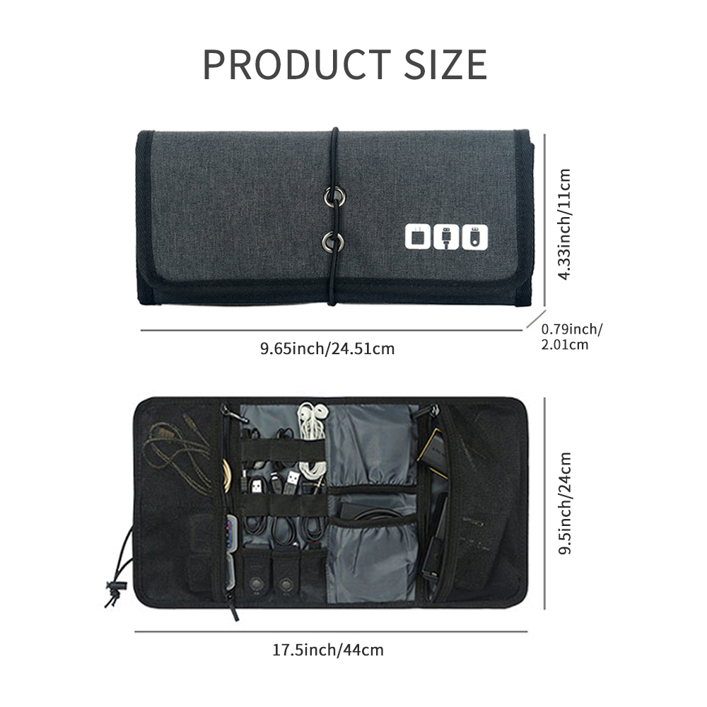 Tech Accessories Bag - Organizzatore di Cavi per Casa |