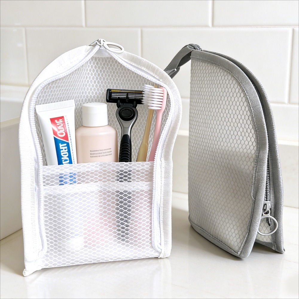 Tech Accessories Travel Bag - Borsa da toilette in rete traspirante