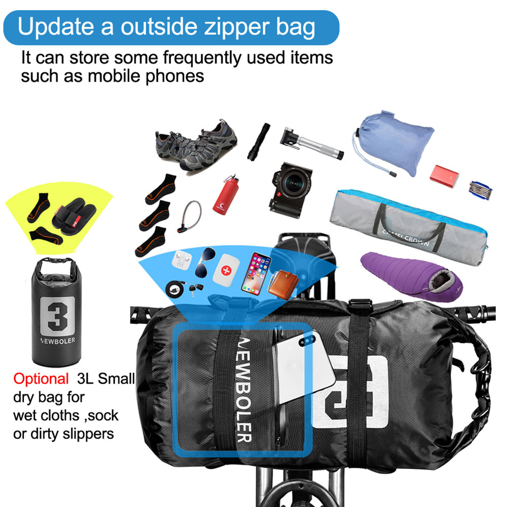 NEWBOLER Borsa da bici imperme - Tech Accessories Bag recensione e prezzo