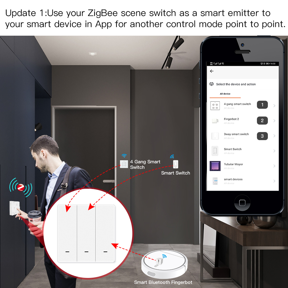 MOES Tuya ZigBee Scena Interru - Power Bank Wireless recensione e prezzo