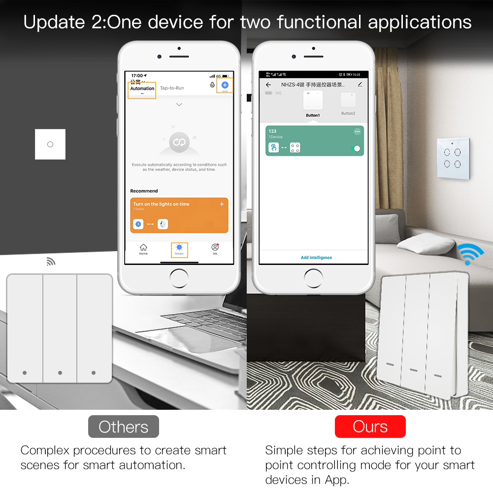 MOES Tuya ZigBee Scena Interru - Power Bank Wireless recensione e prezzo