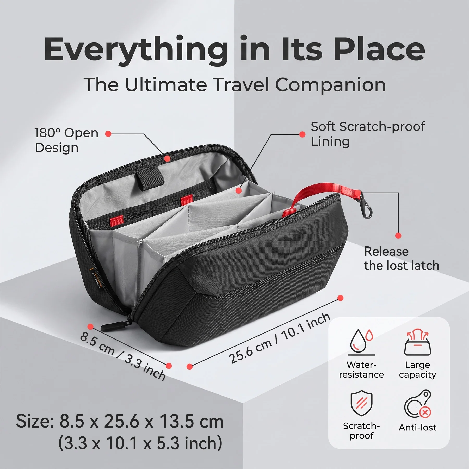 Organizer da Viaggio per Dispo - Tech Accessories Organizer Pouch recensione e prezzo