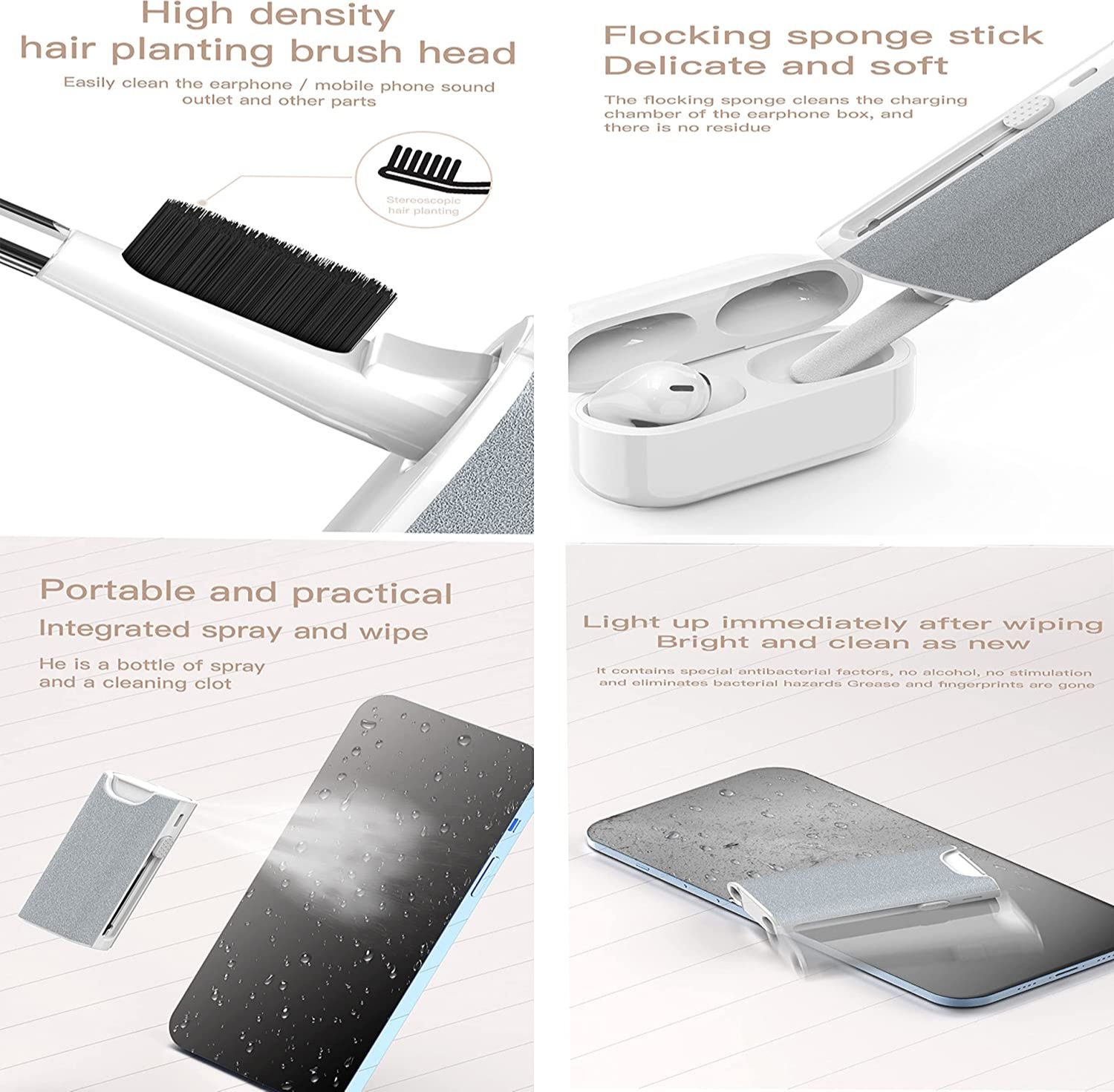 5 in 1 Kit spazzole per la pul - Power Bank Wireless recensione e prezzo