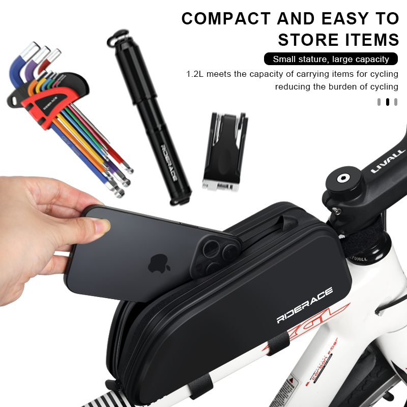 Borsa da Bici RIDERACE da Tubo - Tech Accessories Bag recensione e prezzo